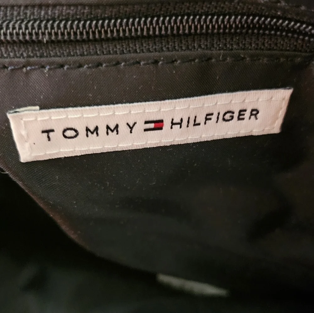 Tommy Hilfiger Red Faux Leather City Slouchy Large Handbag